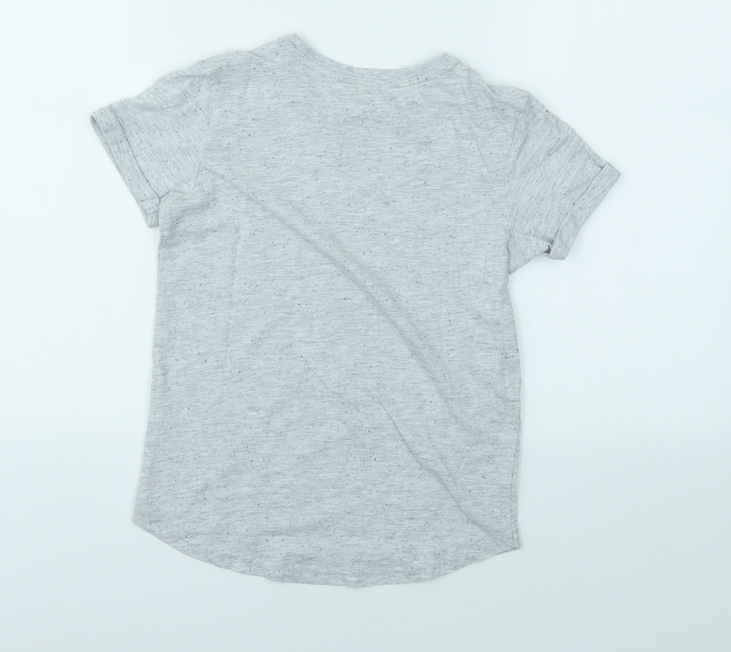 George Boys Grey   Basic T-Shirt Size 8-9 Years