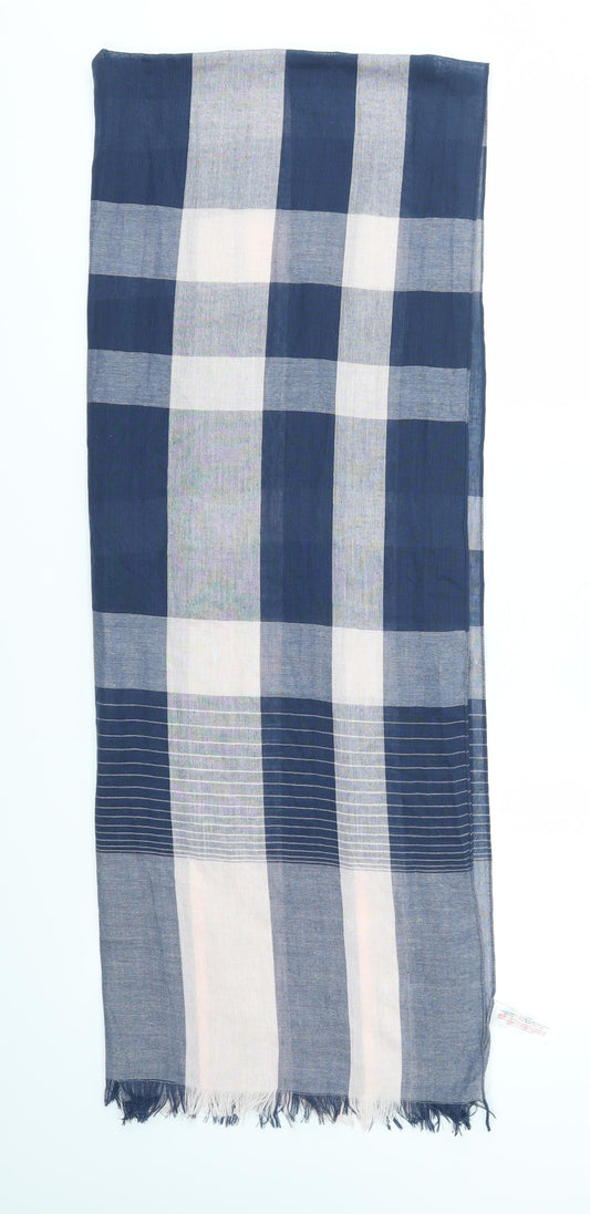 Front view of Primark women’s multicoloured check scarf