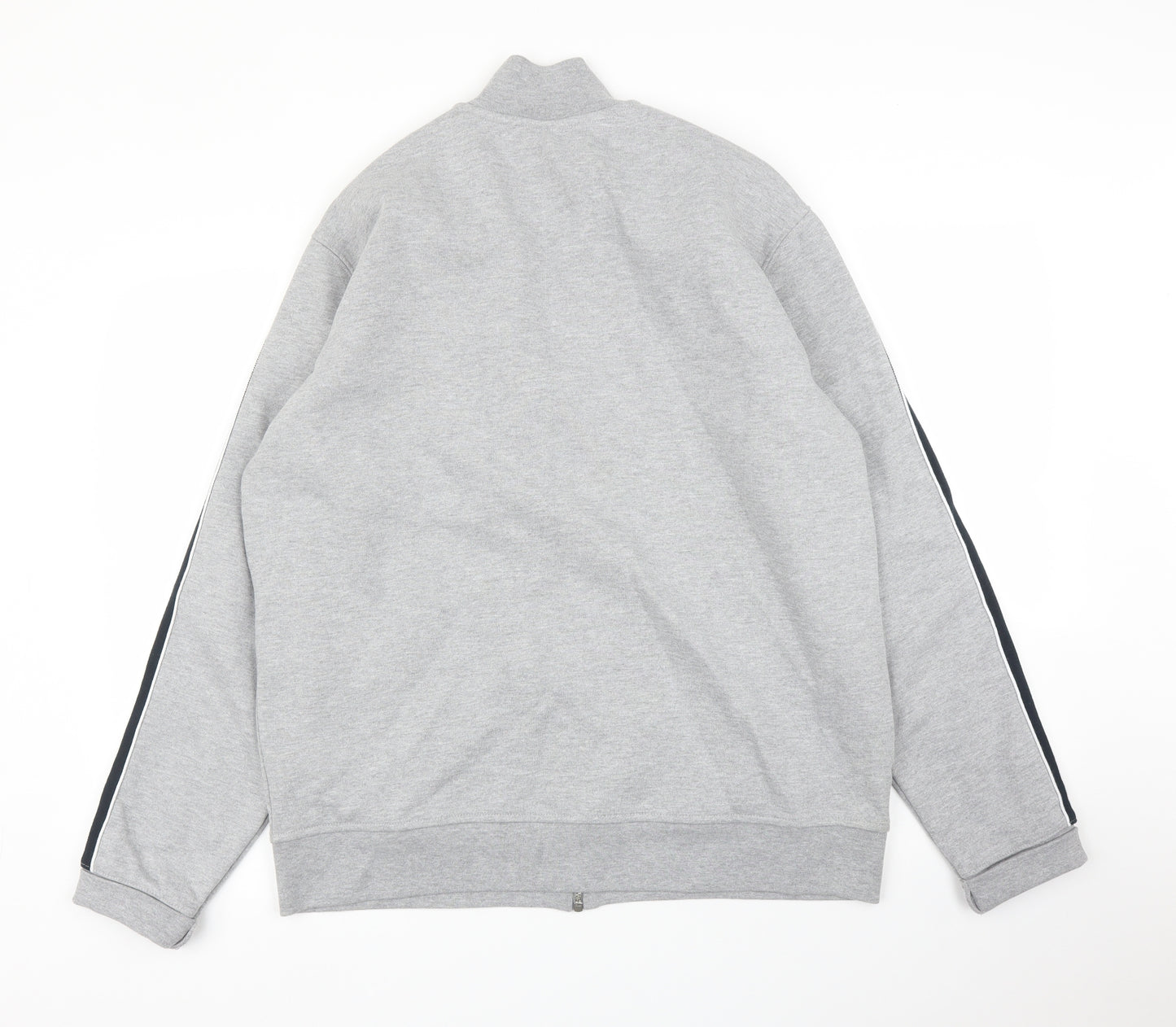 M&S Mens Grey   Full Zip Jumper Size L