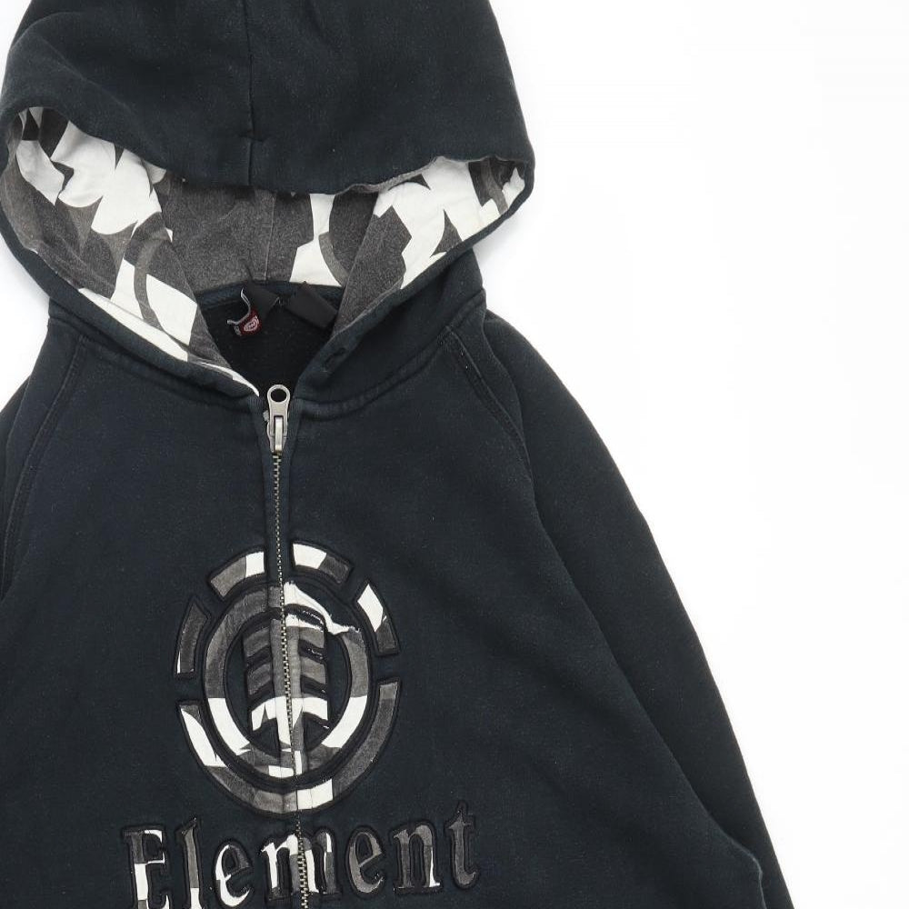 Element Mens Blue   Full Zip Hoodie Size L