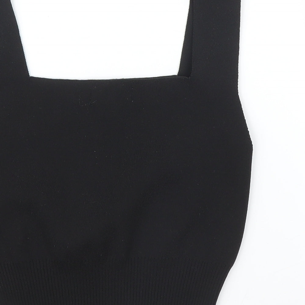 Primark Womens Black   Cropped Blouse Size XS
