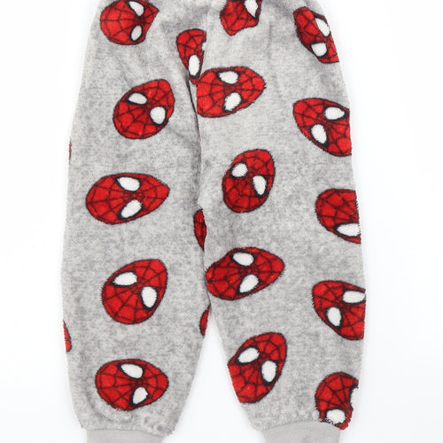 Preworn Boys Grey Solid   Pyjama Pants Size 2 Years  - Spiderman