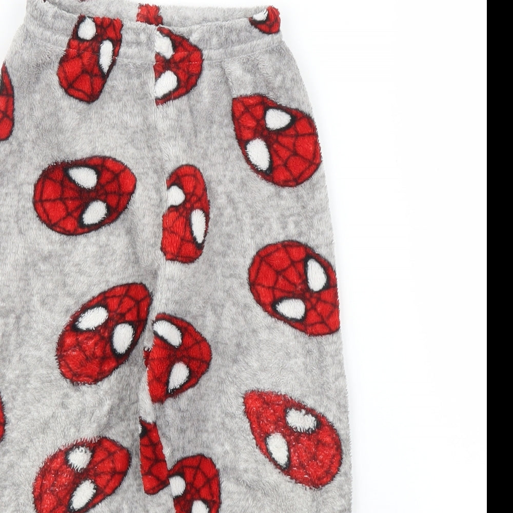 Preworn Boys Grey Solid   Pyjama Pants Size 2 Years  - Spiderman