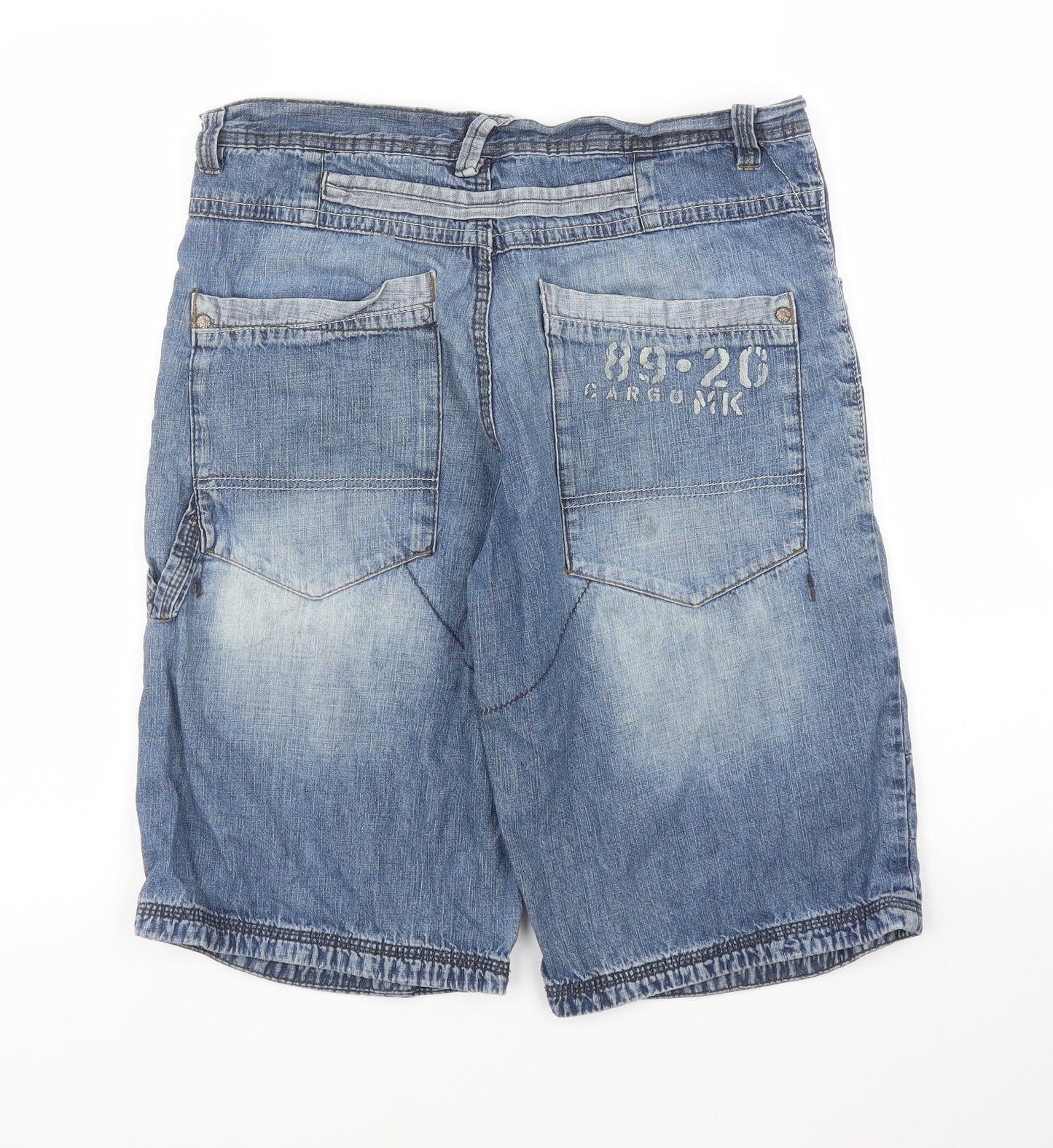 NEXT Boys Blue  Denim Cargo Shorts Size 15 Years