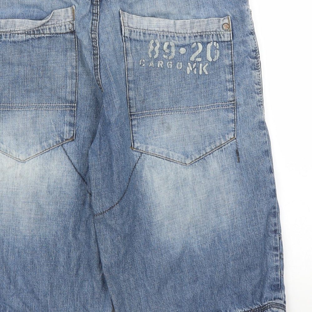 NEXT Boys Blue  Denim Cargo Shorts Size 15 Years