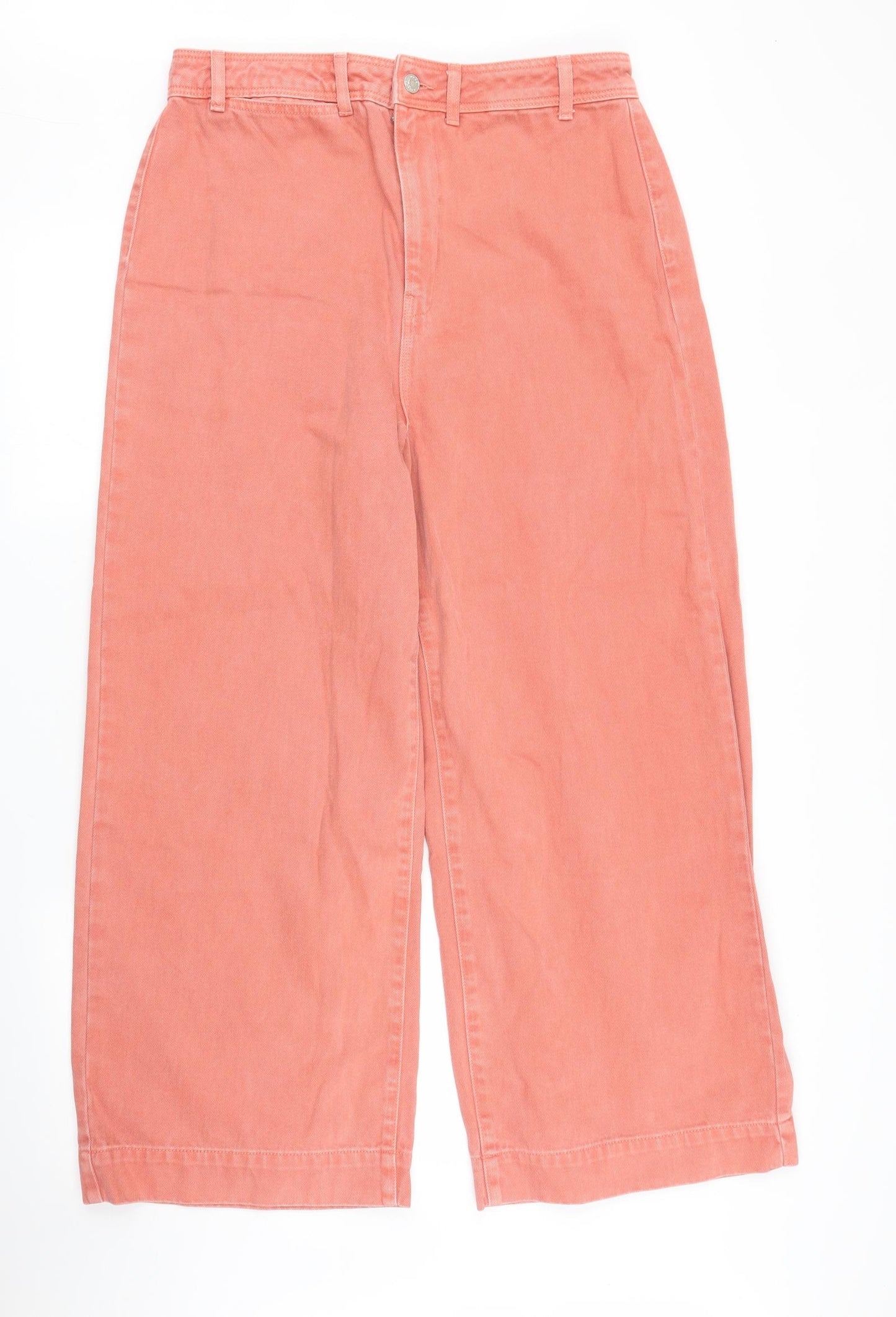 ASOS Womens Pink  Denim Flared Jeans Size 34 in L32 in