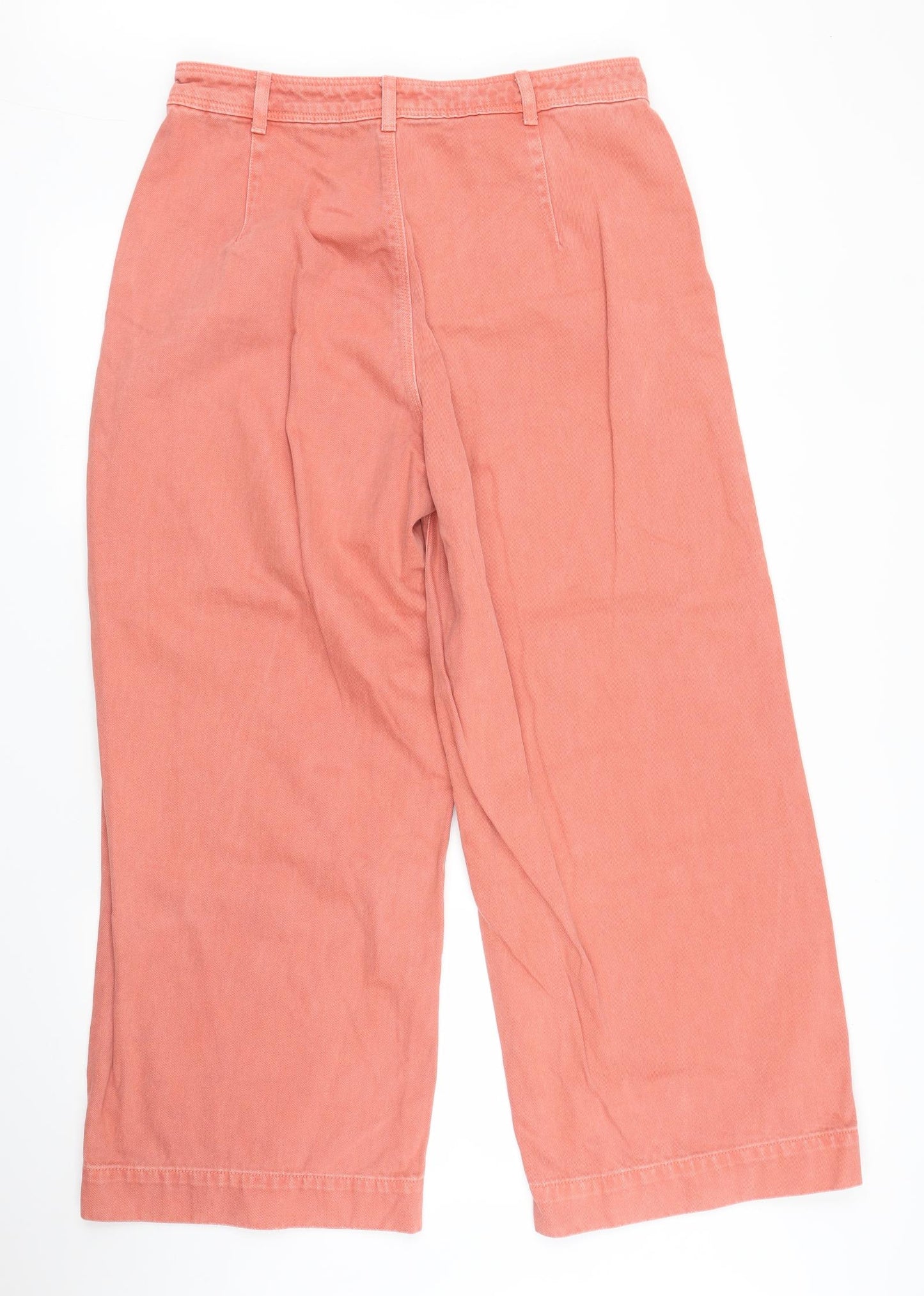 ASOS Womens Pink  Denim Flared Jeans Size 34 in L32 in