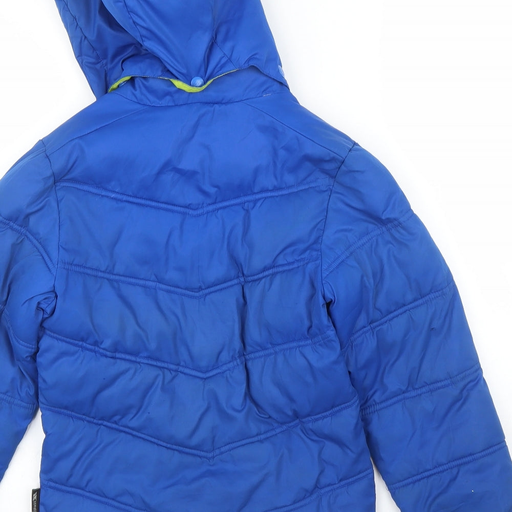 Trespass Boys Blue   Puffer Jacket Coat Size 5 Years