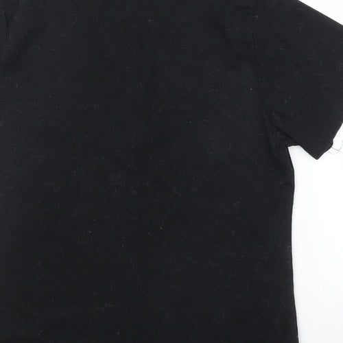 Elizabeth Scott Womens Black   Basic T-Shirt Size L