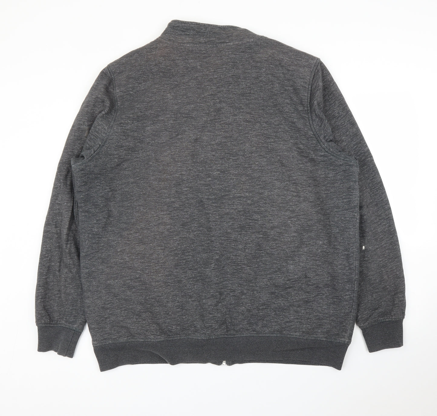 Livergy Mens Grey   Full Zip Jumper Size 2XL