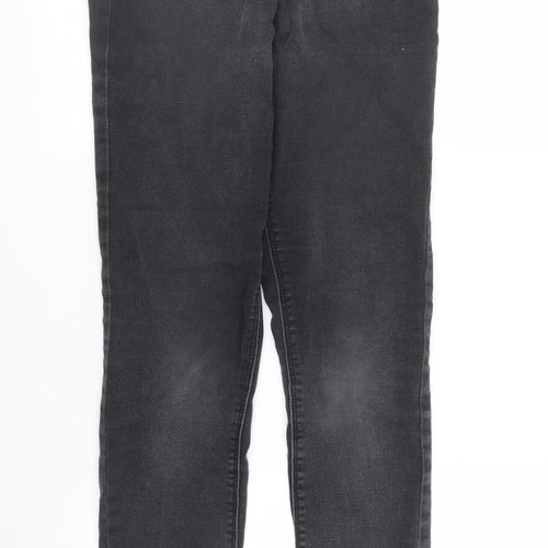 Papaya Womens Black  Denim Skinny Jeans Size 10 L26 in