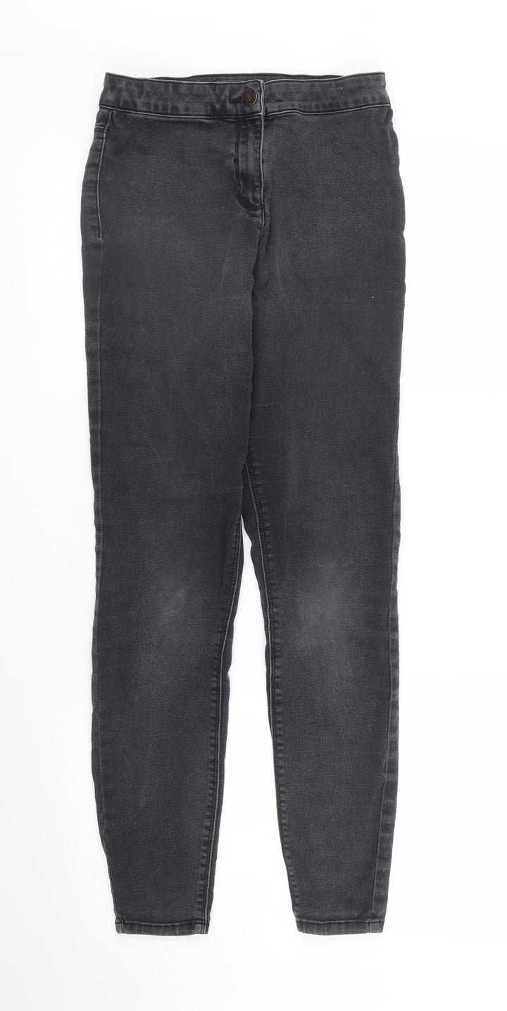 Papaya Womens Black  Denim Skinny Jeans Size 10 L26 in
