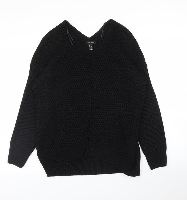 New Look Womens Black   Pullover Jumper Size S