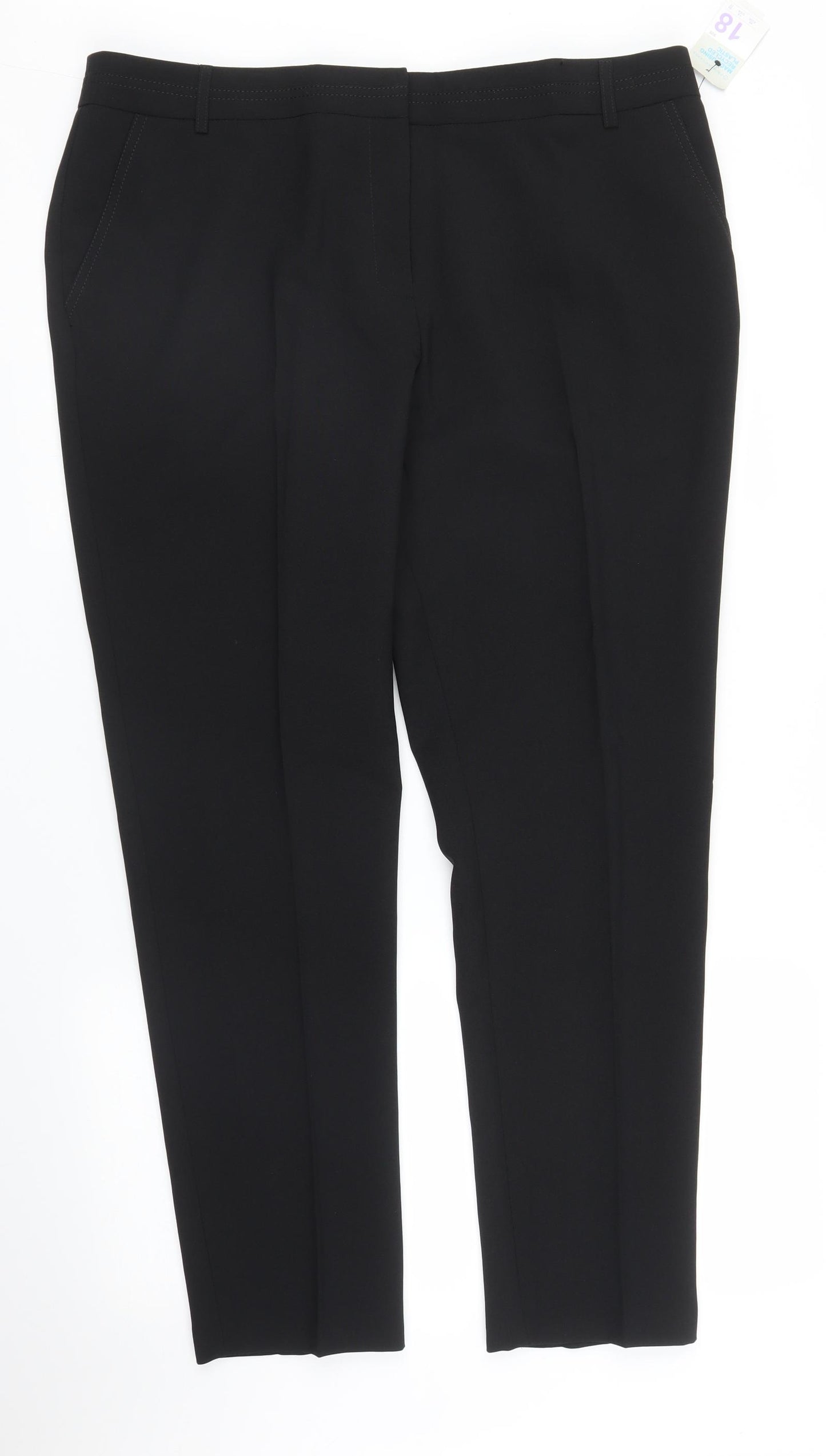 Primark Womens Black   Trousers  Size 18 L27 in