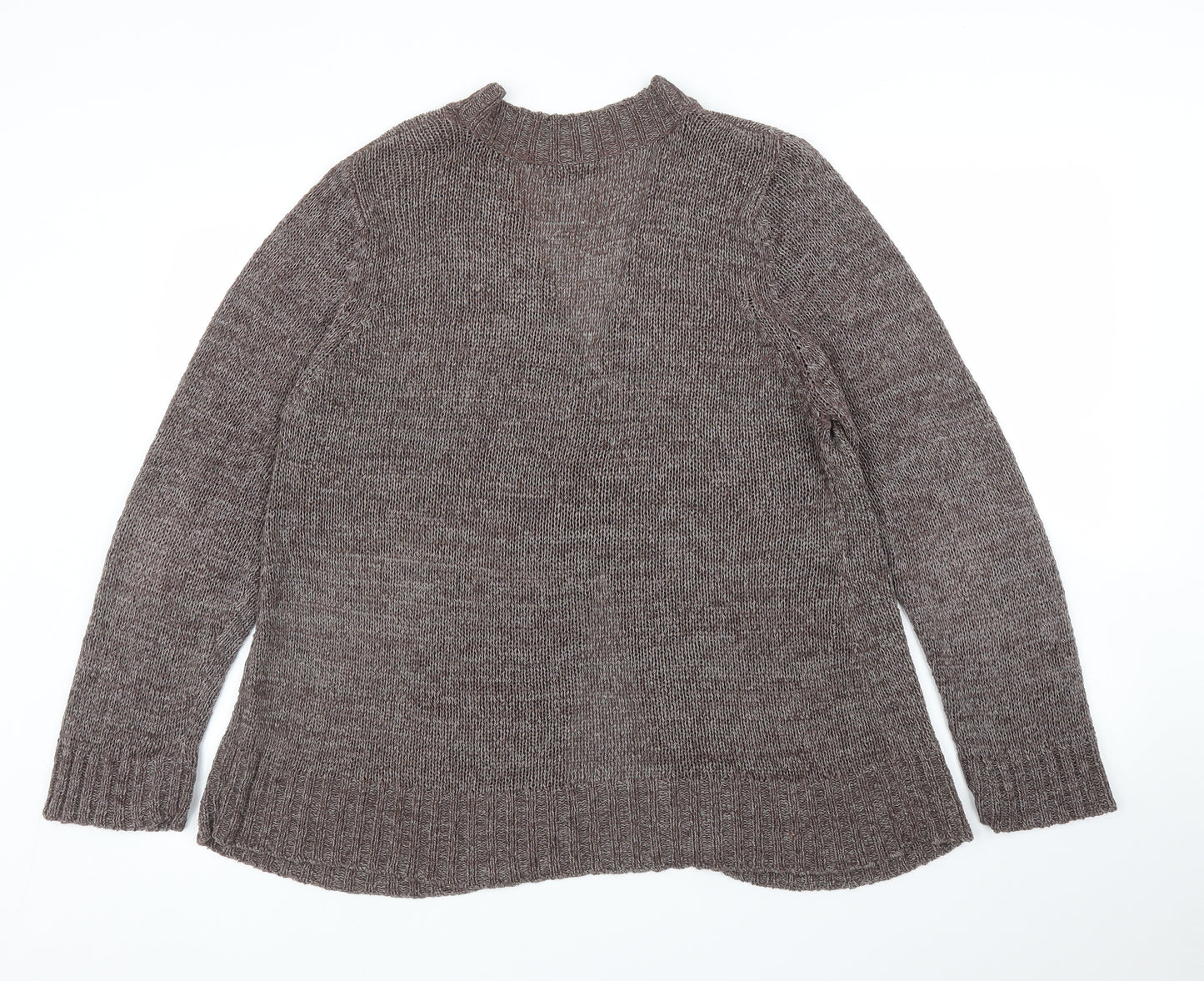 BM Womens Brown   Cardigan Jumper Size L