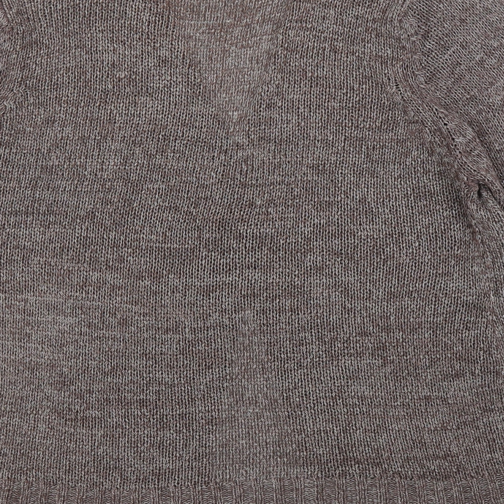 BM Womens Brown   Cardigan Jumper Size L