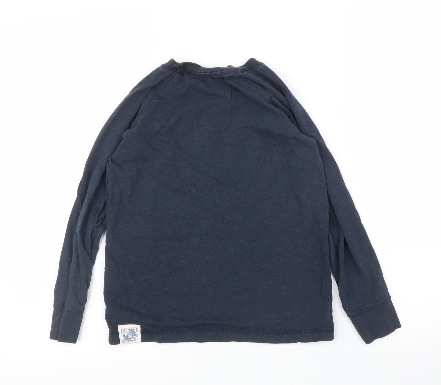 Fat Face Boys Blue   Basic T-Shirt Size 7 Years