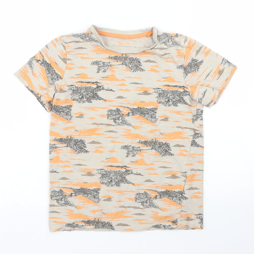 TU Boys Beige   Basic T-Shirt Size 8 Years