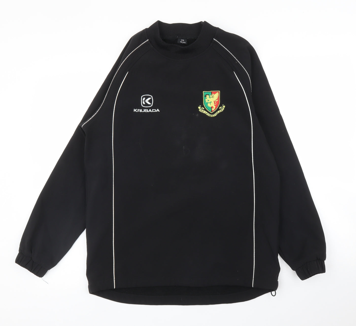 KRUSADA  Boys Black   Pullover Jumper Size 14 Years