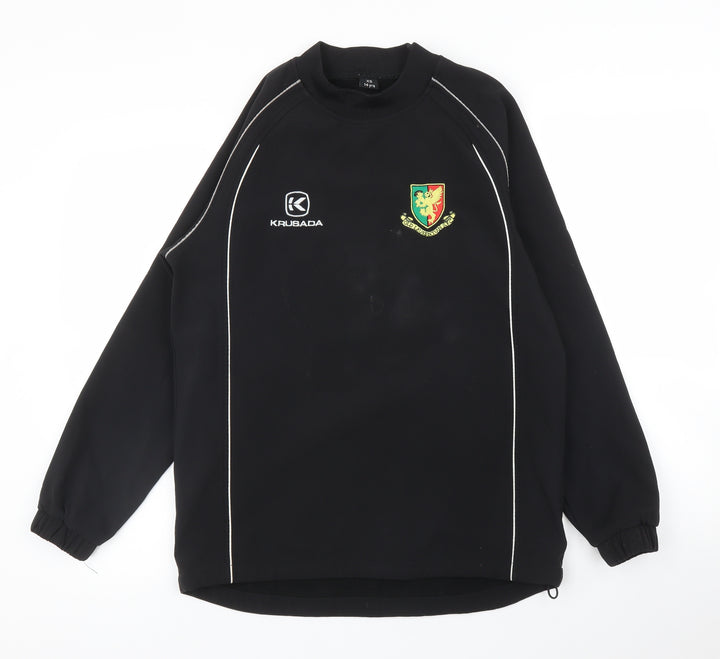 KRUSADA  Boys Black   Pullover Jumper Size 14 Years