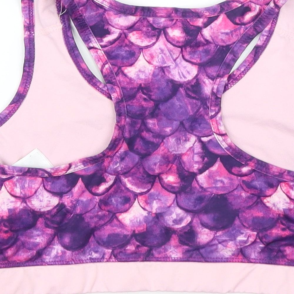 USA Pro Girls Purple   Cropped Tank Size 11 Years
