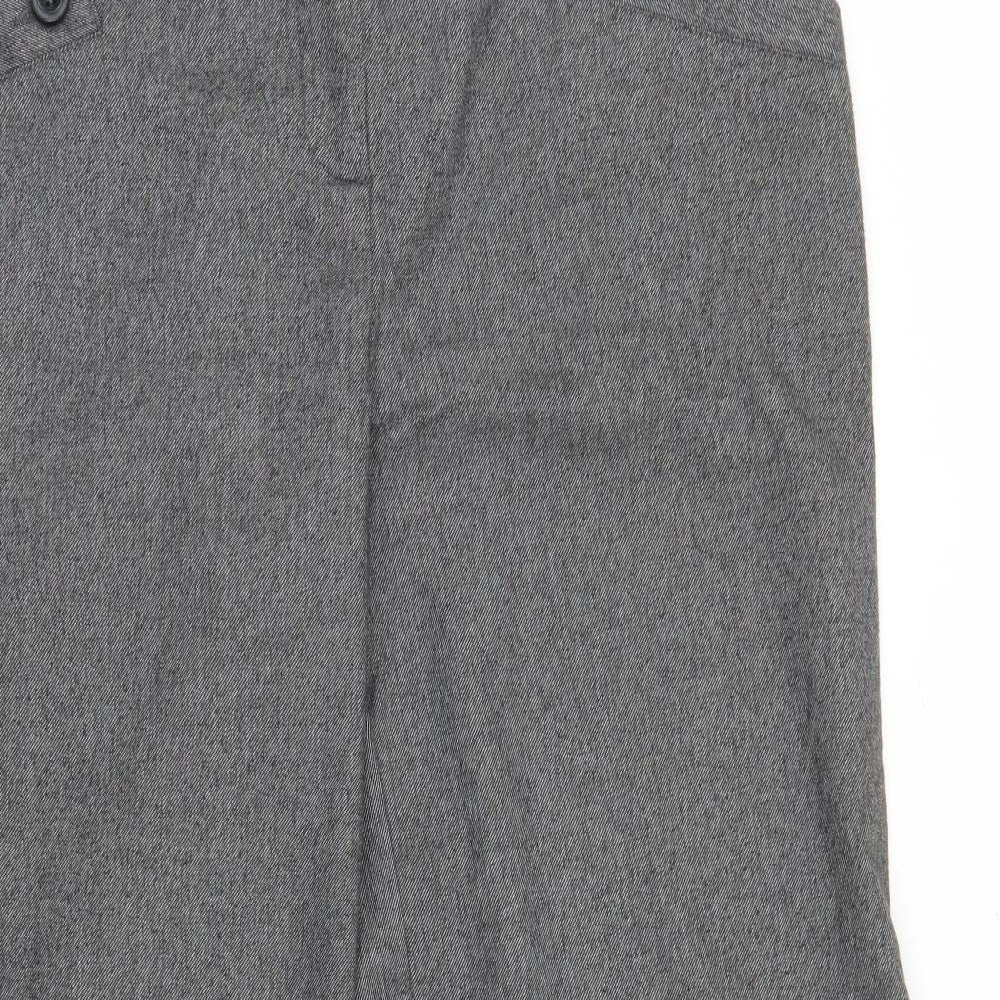 M&S Womens Grey   Trousers  Size 16 L30 in