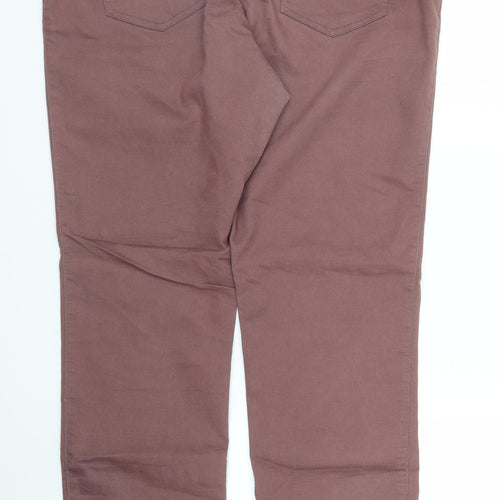 George Womens Purple   Chino Trousers Size 18 L28 in
