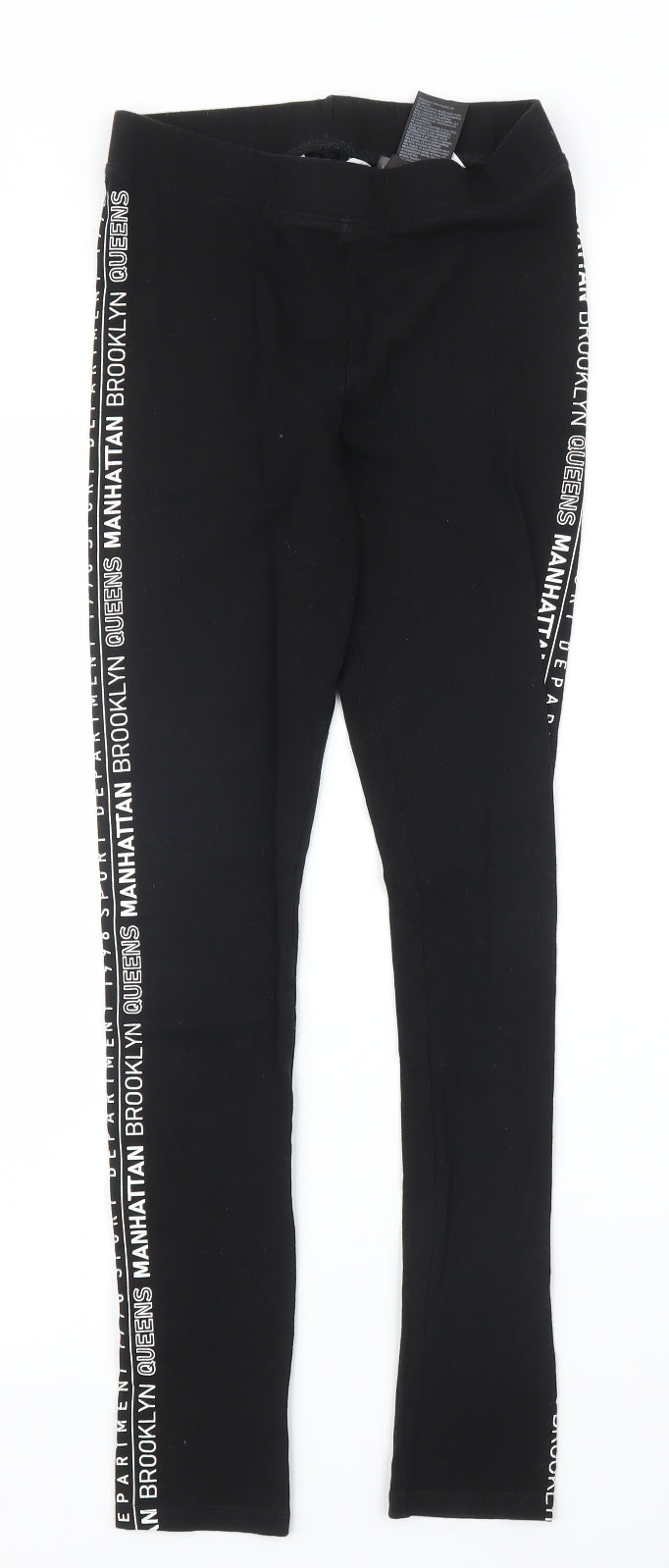 H&M Girls Black   Carrot Trousers Size 12 Years