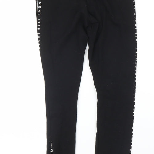 H&M Girls Black   Carrot Trousers Size 12 Years