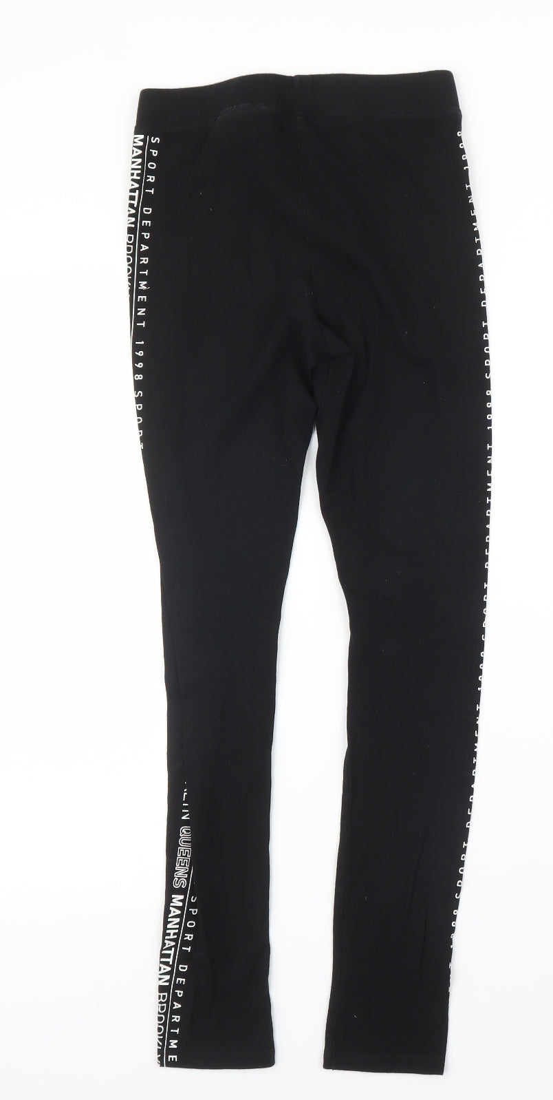 H&M Girls Black   Carrot Trousers Size 12 Years