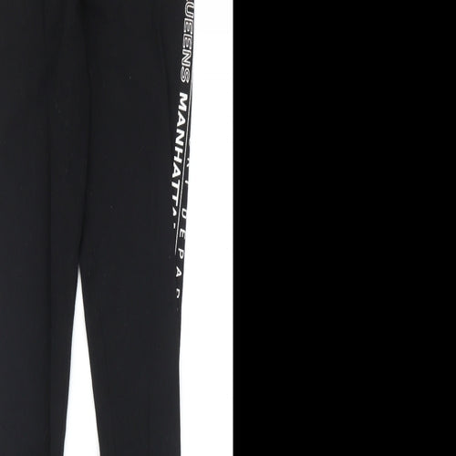 H&M Girls Black   Carrot Trousers Size 12 Years