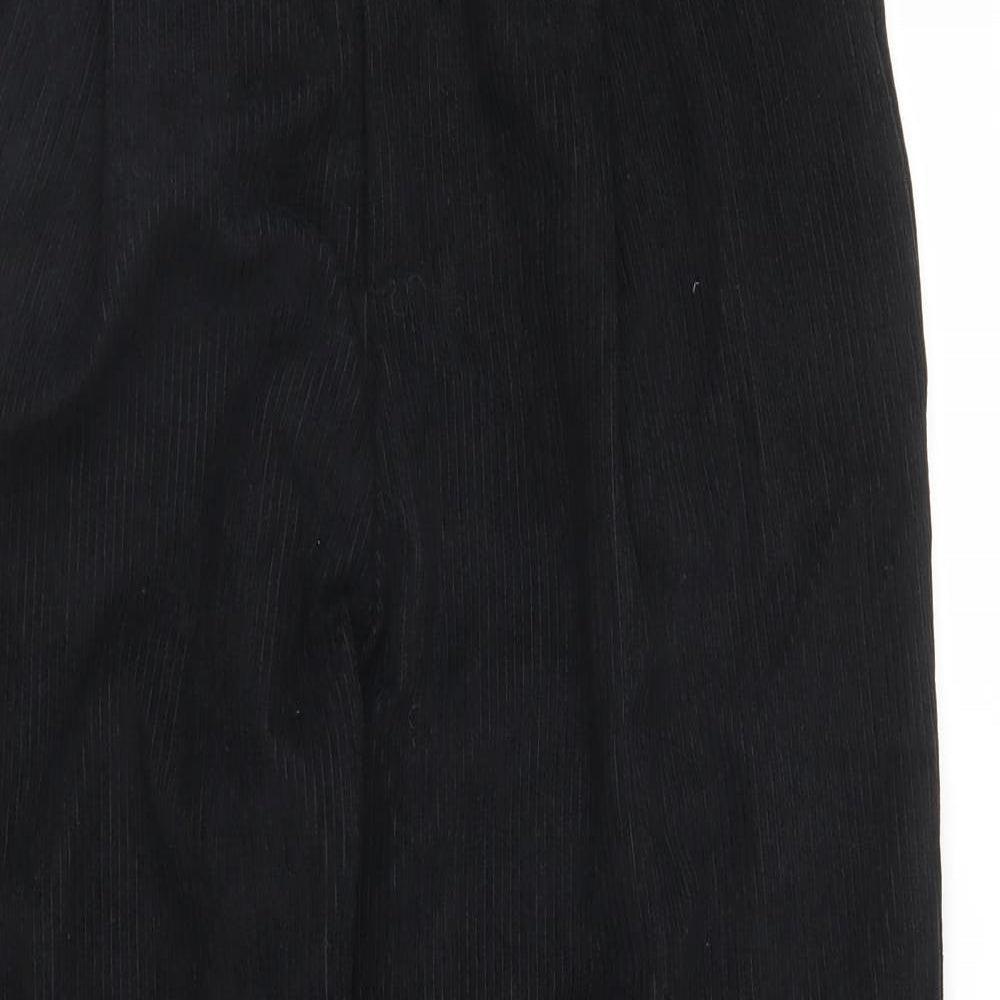 SheIn Womens Black  Corduroy Mom Jeans Size M L26 in