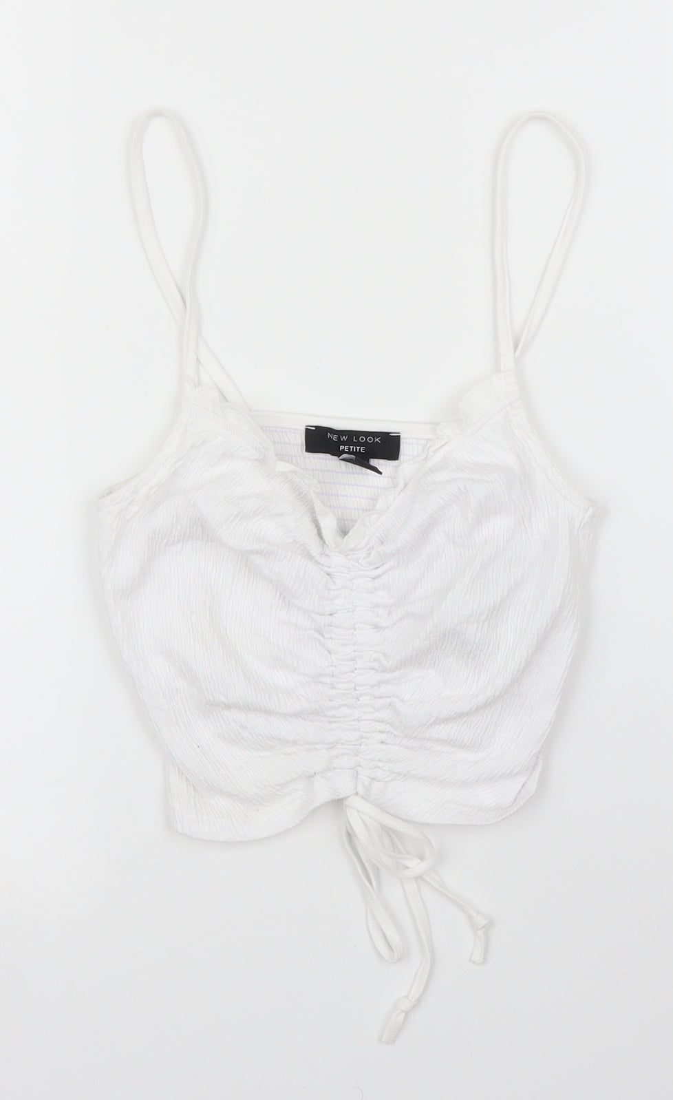 New Look Womens White   Camisole Blouse Size 6