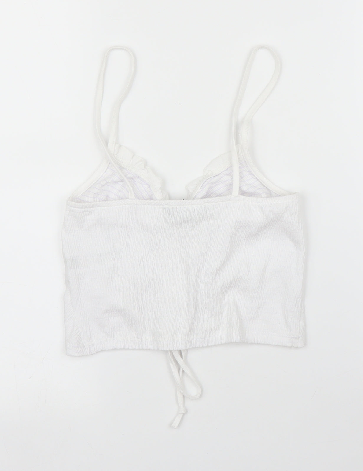 New Look Womens White   Camisole Blouse Size 6