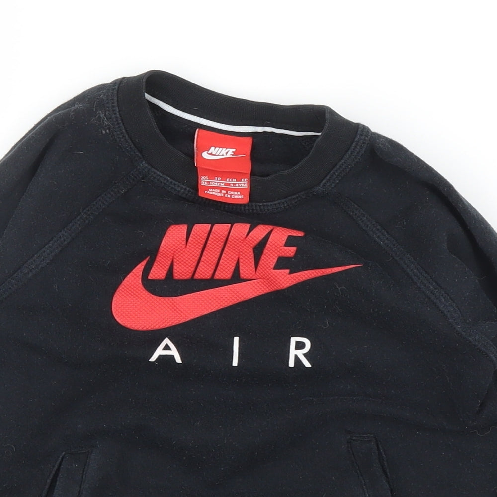 Nike Boys Black   Pullover Jumper Size 3 Years
