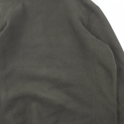Trespass Mens Green  Fleece Full Zip Jumper Size L