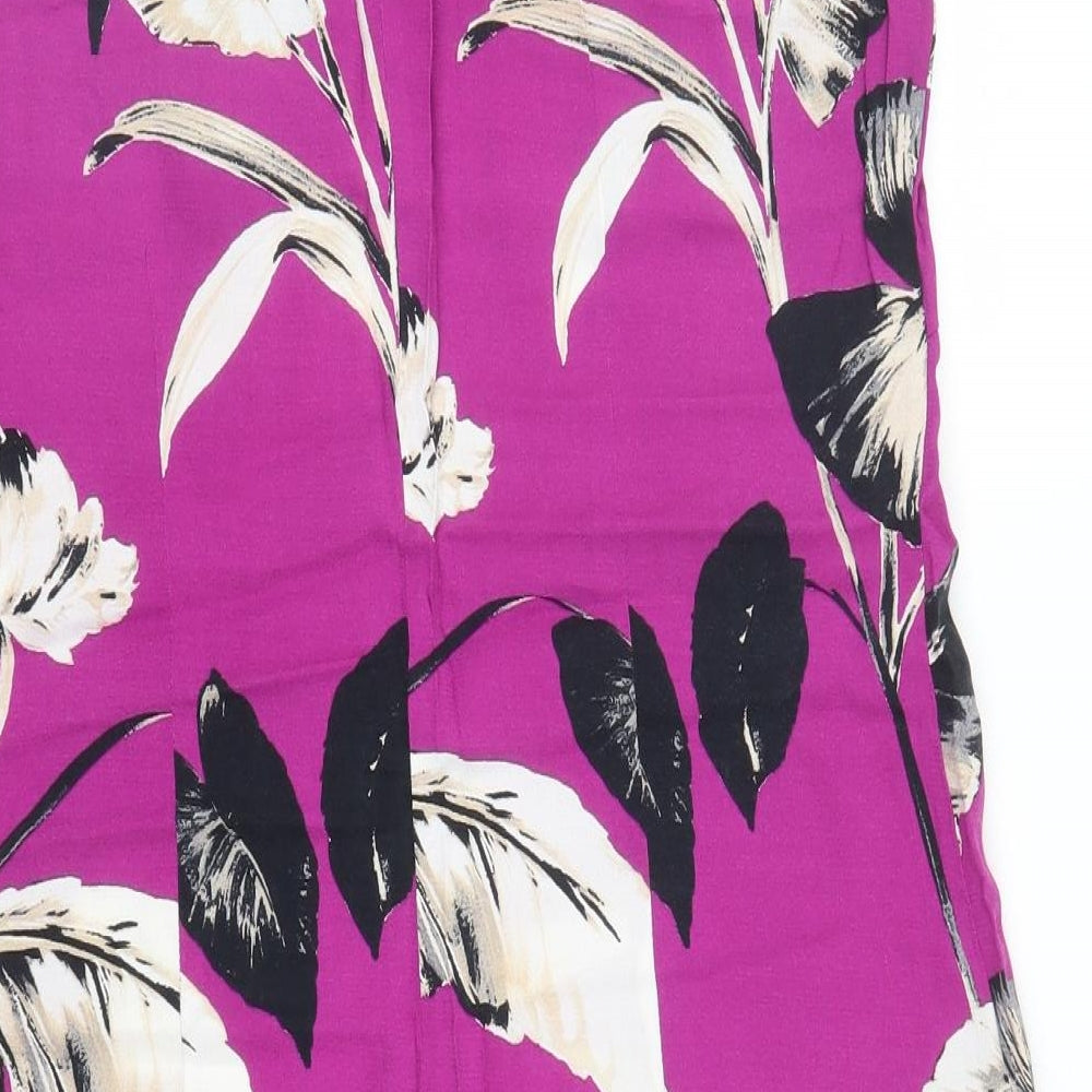 F&F Womens Purple Floral  Shift  Size M