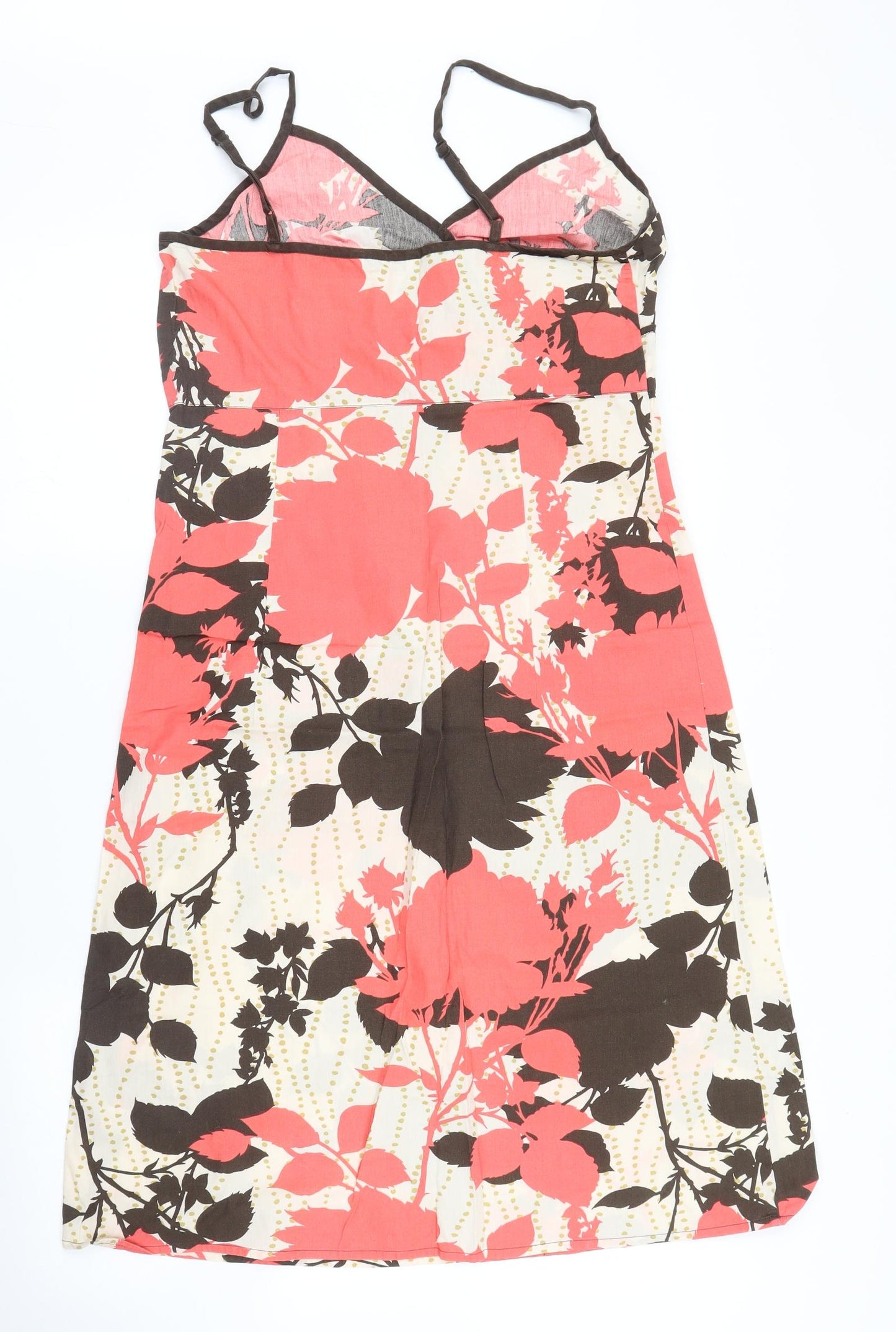 George Womens Pink Floral  A-Line  Size 12