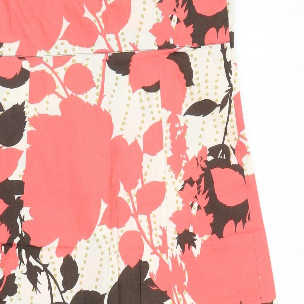 George Womens Pink Floral  A-Line  Size 12