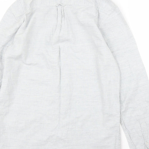 New Look Mens Grey    Button-Up Size S