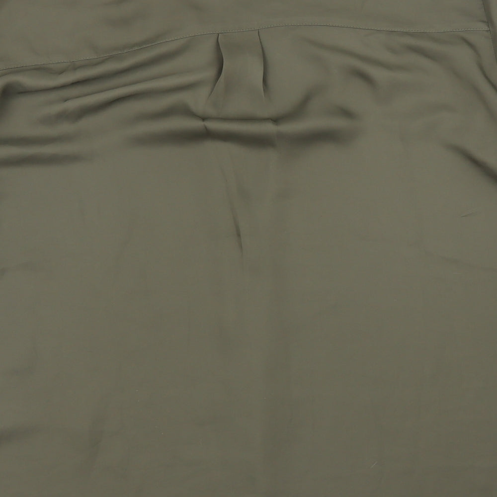 H&M Womens Green   Basic Blouse Size 16