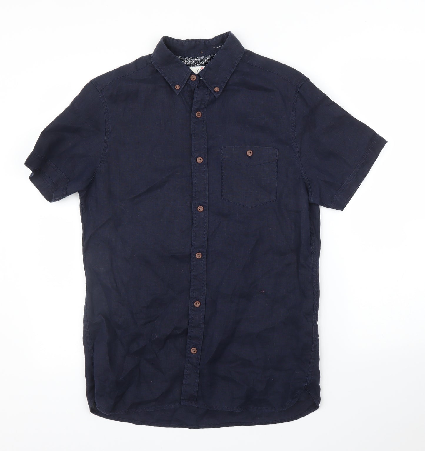 NEXT Mens Blue    Button-Up Size S