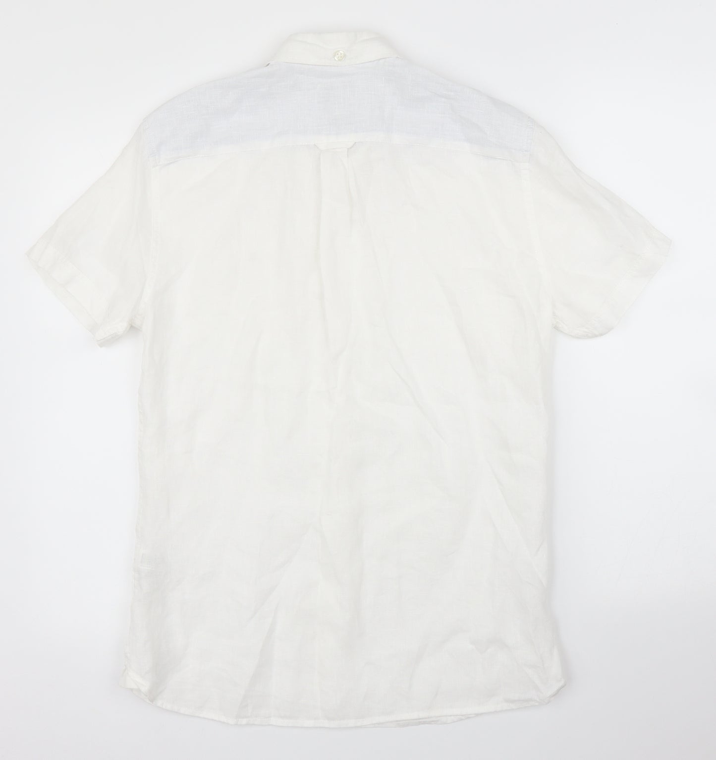 NEXT Mens White    Button-Up Size S