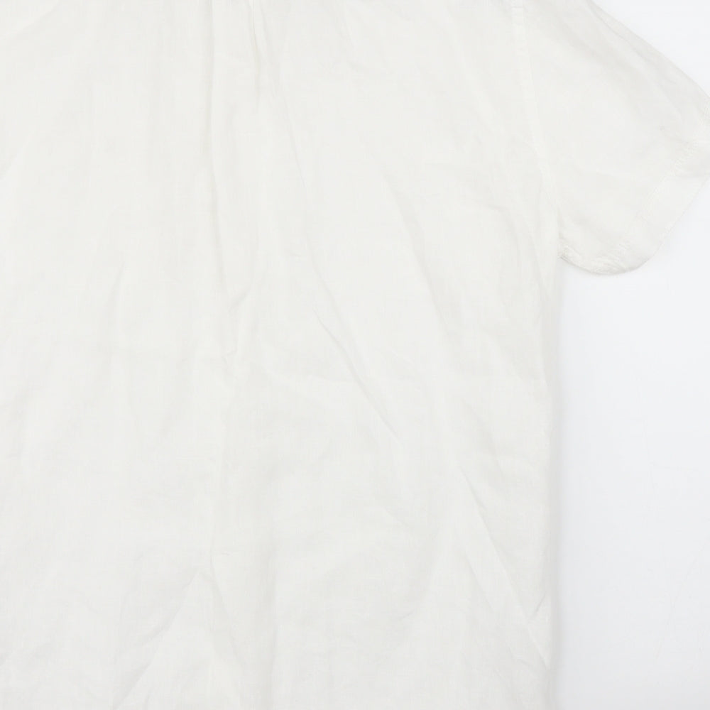 NEXT Mens White    Button-Up Size S