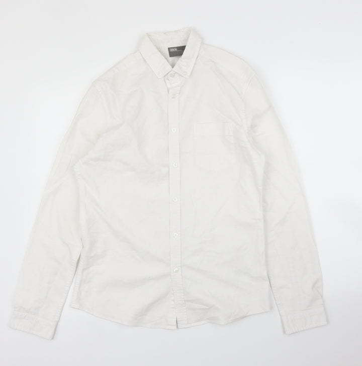 ASOS Mens White    Button-Up Size S