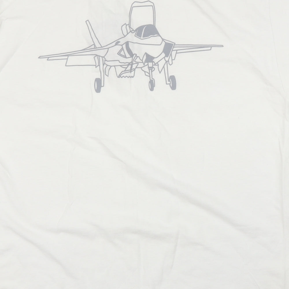 Gildan Mens White    T-Shirt Size XL