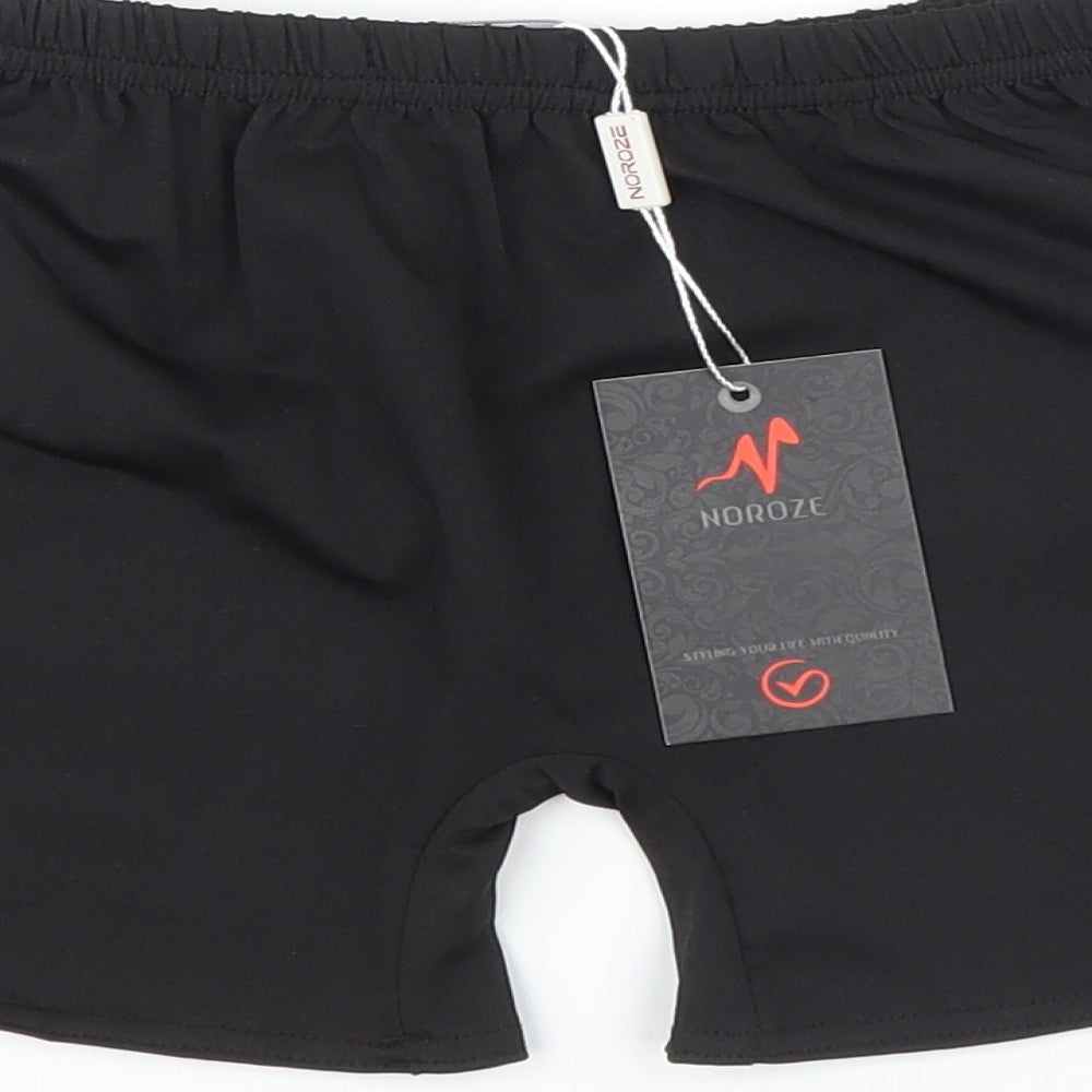Noroze Boys Black   Sweat Shorts Size 13 Years