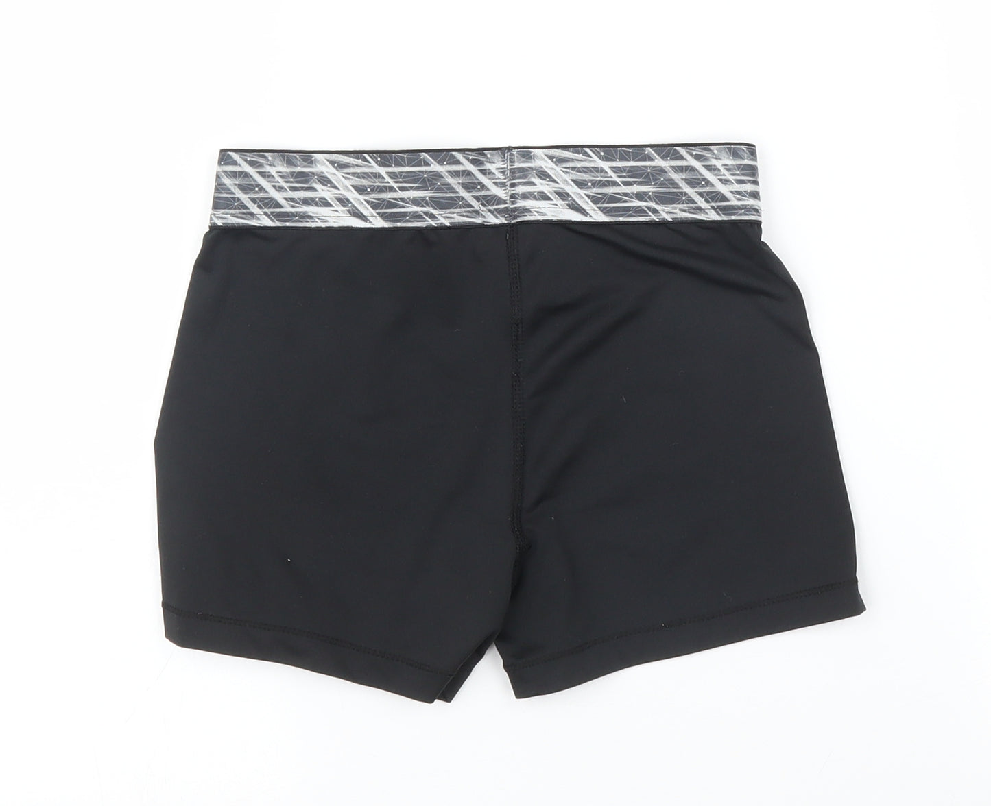 USA Pro Girls Black   Compression Shorts Size 9-10 Years