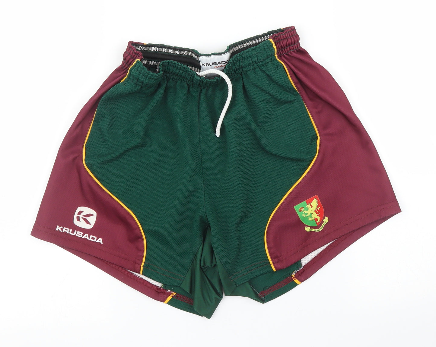 Krusada Mens Green   Sweat Shorts Size XS