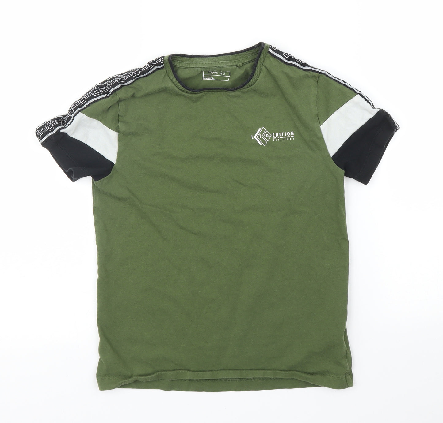 NEXT Boys Green   Basic T-Shirt Size 8 Years
